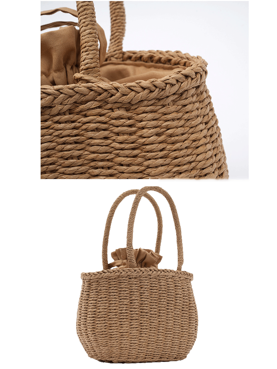 Bolso de Mano Tejido para Mujer Elegante y Casual