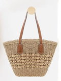 Bolso de Hombro Tejido para Mujer | Estilo Natural, Elegante y Versátil