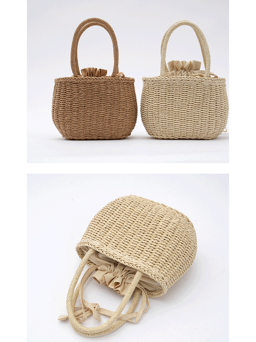 Bolso de Mano Tejido para Mujer Elegante y Casual