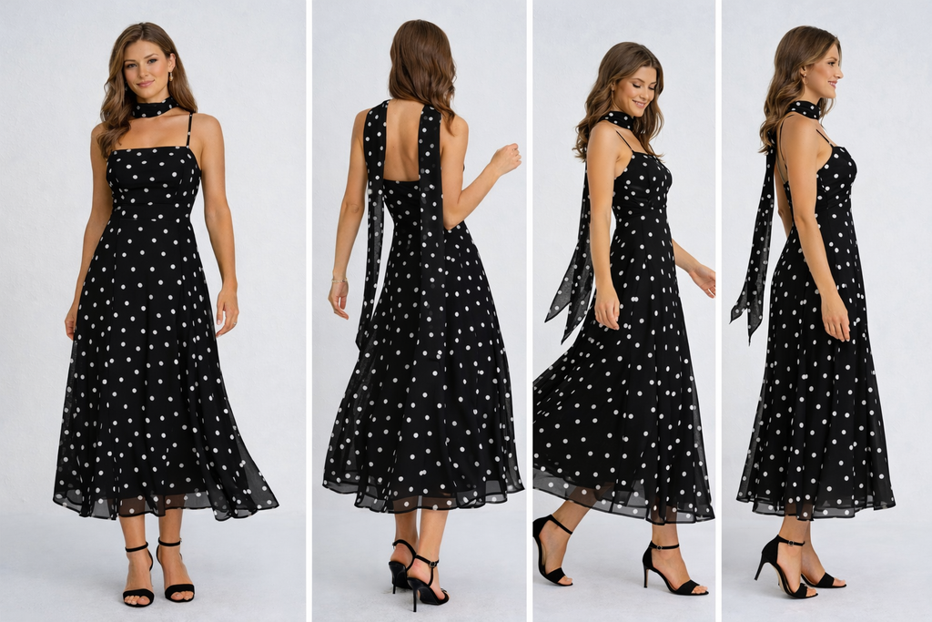 Vestido Lunares