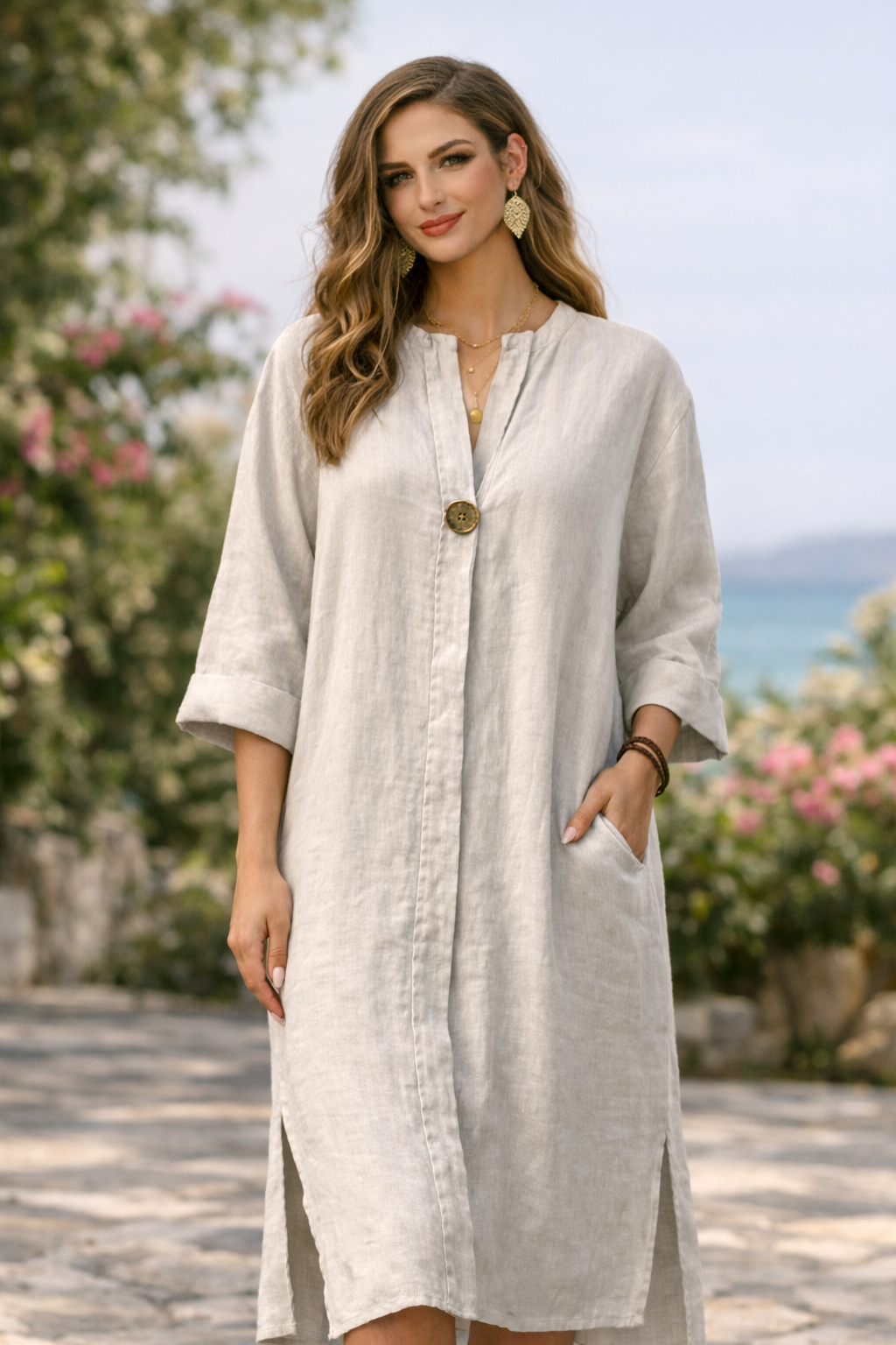 Vestido Boho Natural – Ligero, Elegante y Atemporal