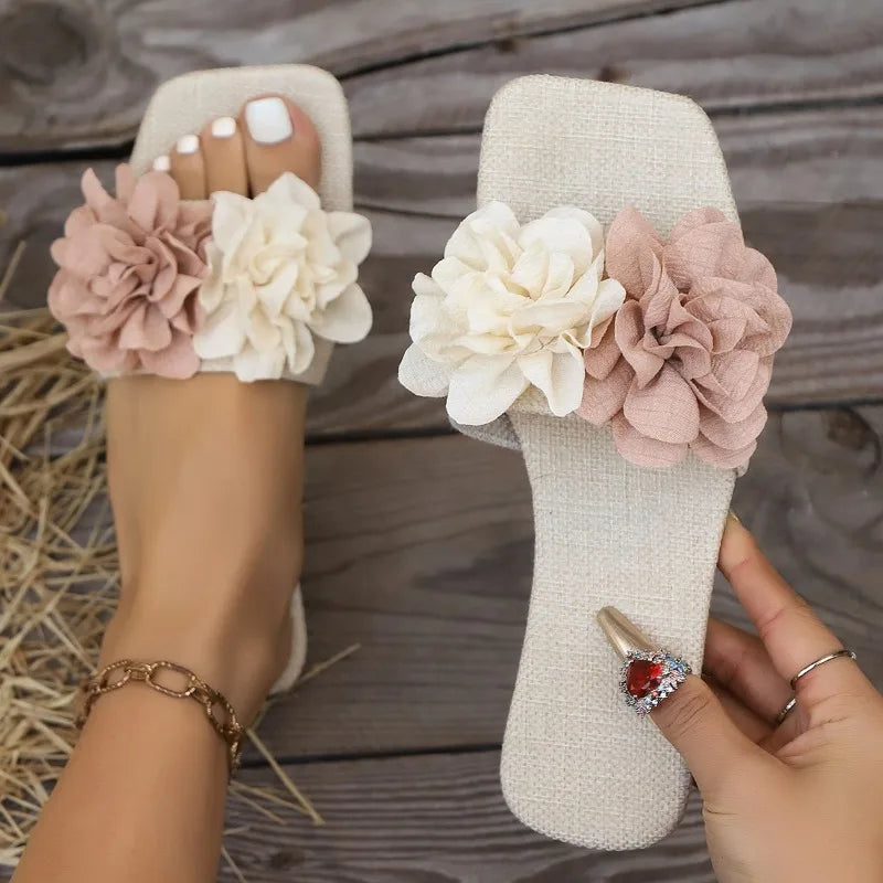 Sandalias Florales de Verano