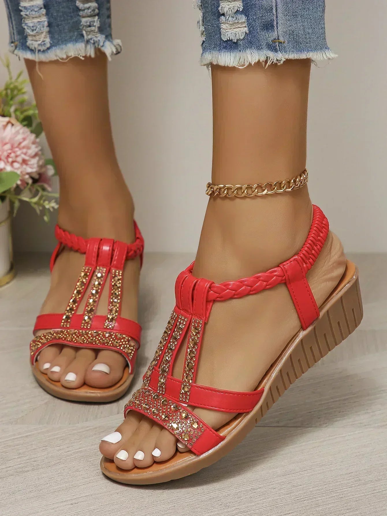 Sandalias Ortopédicas Sofía – Elegancia y Confort Todo el Día