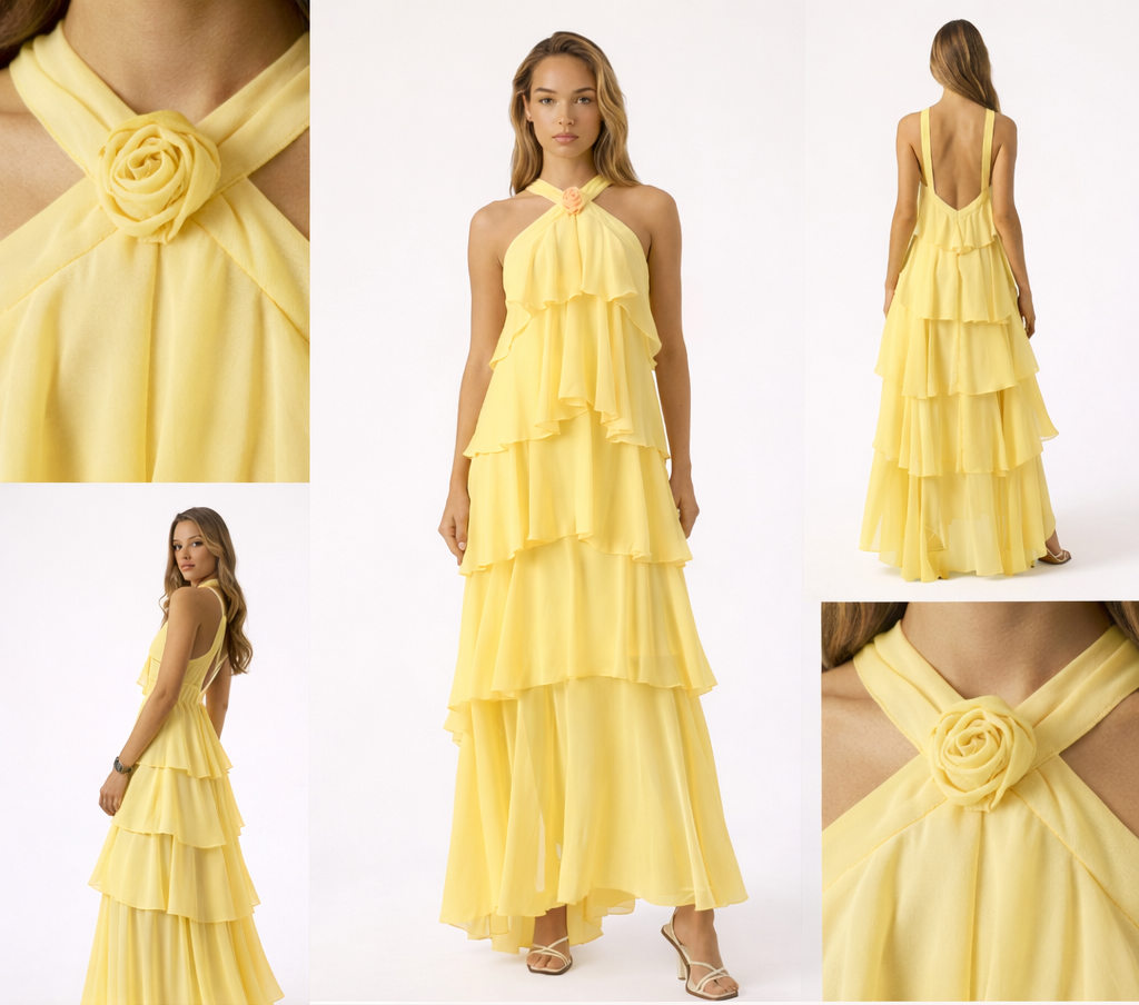 Vestido Alma Rosa –  ⭐ El vestido que atrae miradas sin esfuerzo