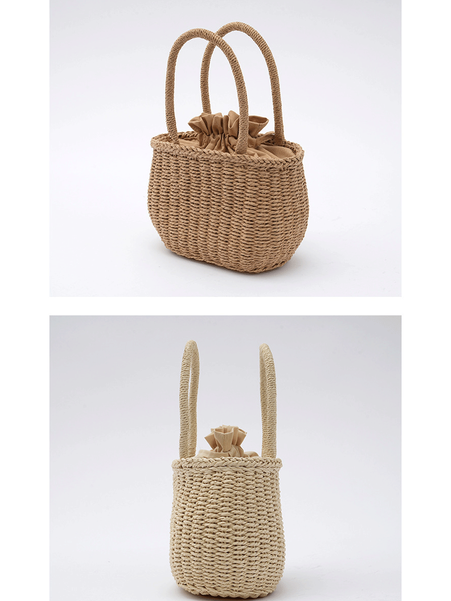 Bolso de Mano Tejido para Mujer Elegante y Casual