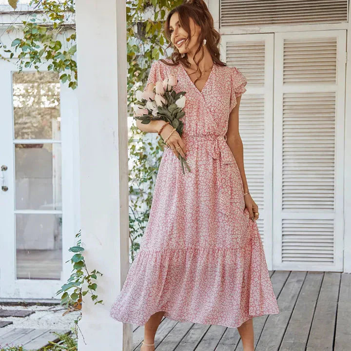 Vestido casual estampado