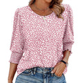 Camiseta de manga larga con estampado de  para mujer