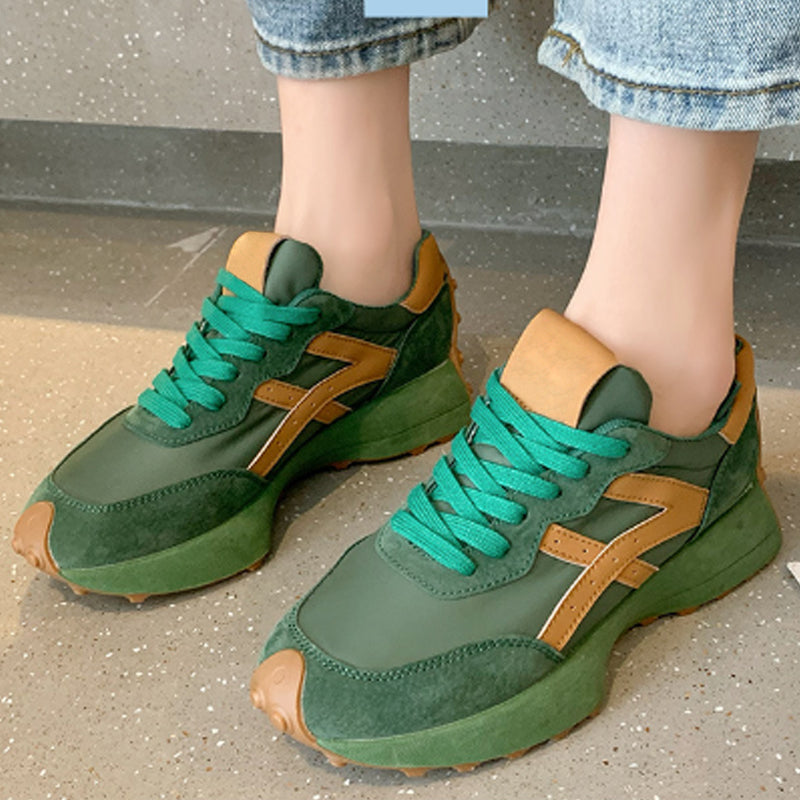Zapatillas de moda para mujer con suela gruesa
