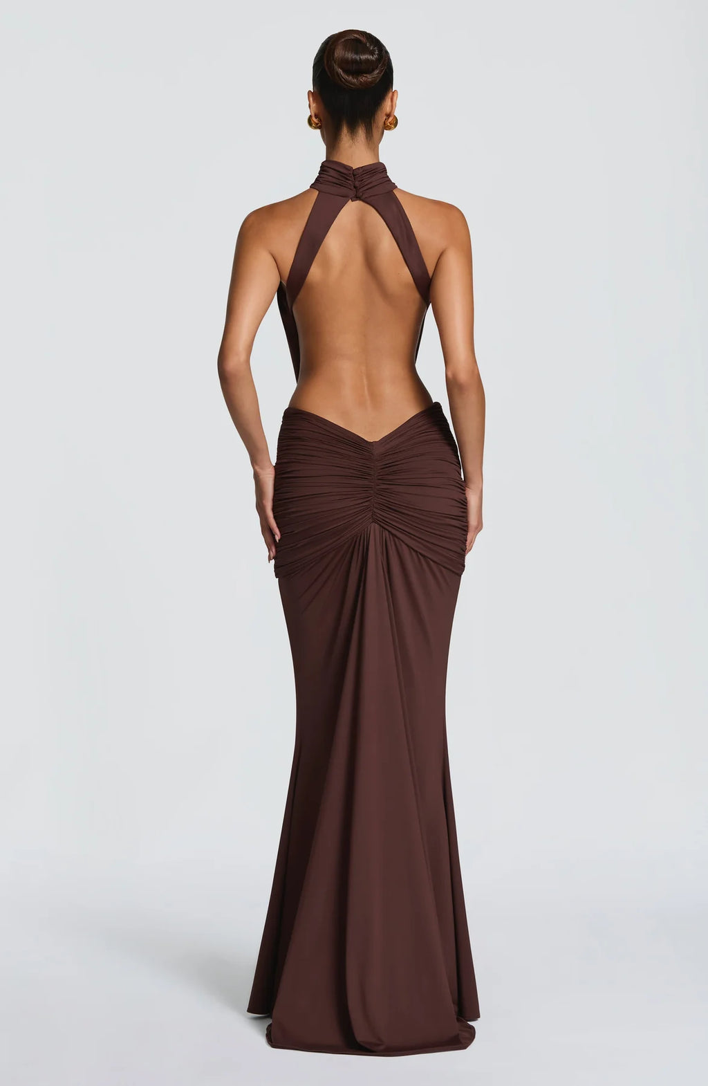 Vestido Largo Naia - Corte Sirena con Espalda Escotada