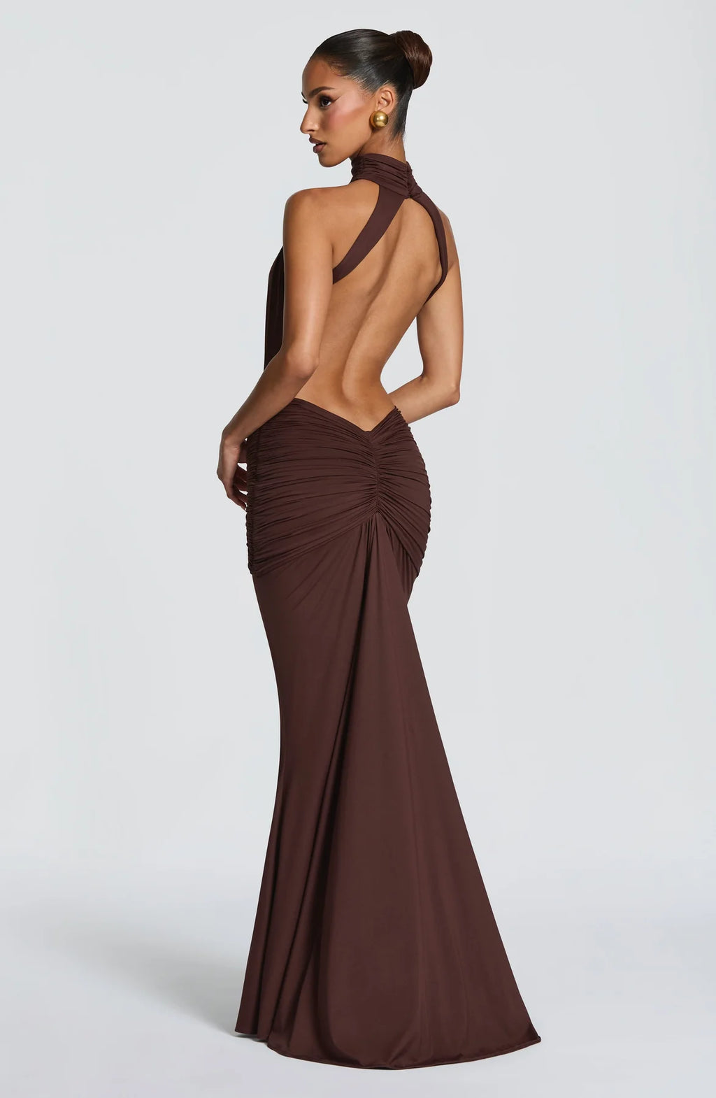 Vestido Largo Naia - Corte Sirena con Espalda Escotada