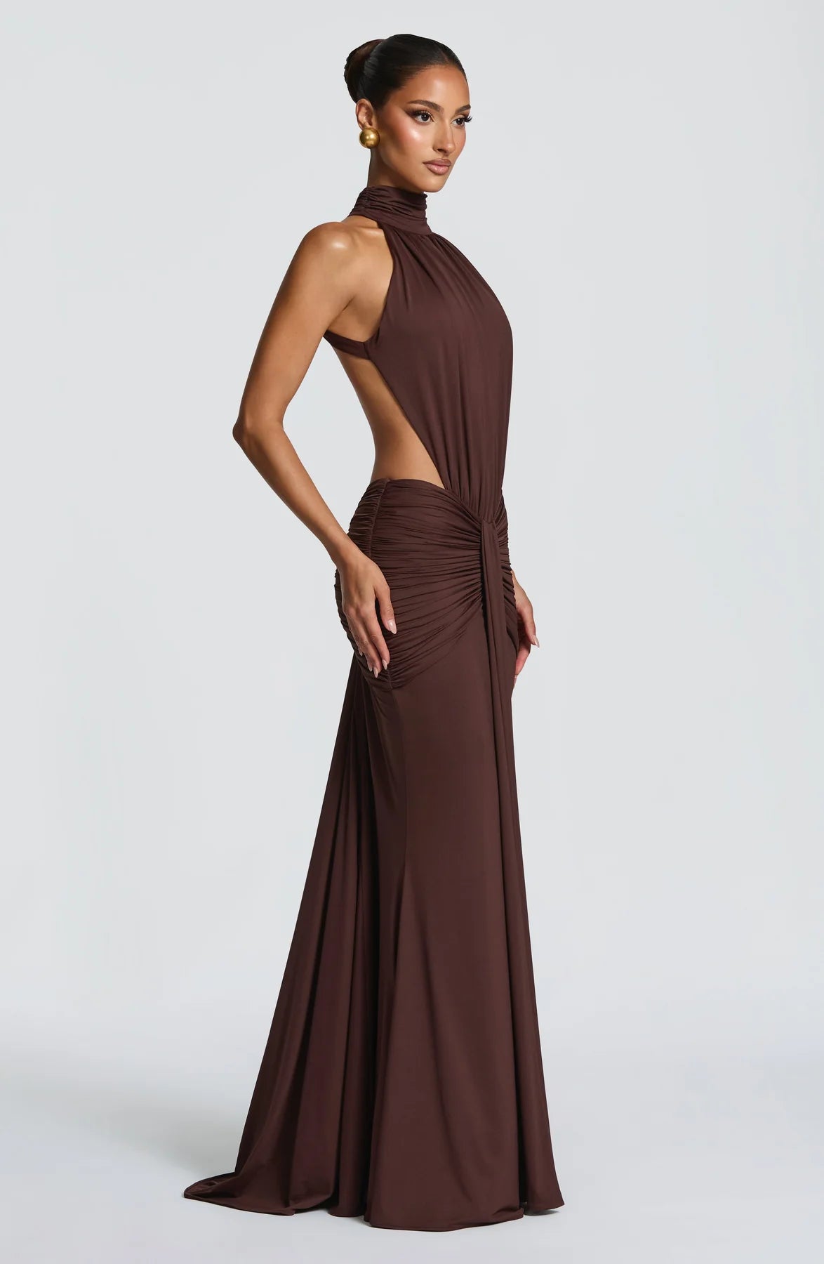 Vestido Largo Naia - Corte Sirena con Espalda Escotada