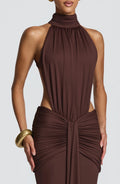 Vestido Largo Naia - Corte Sirena con Espalda Escotada