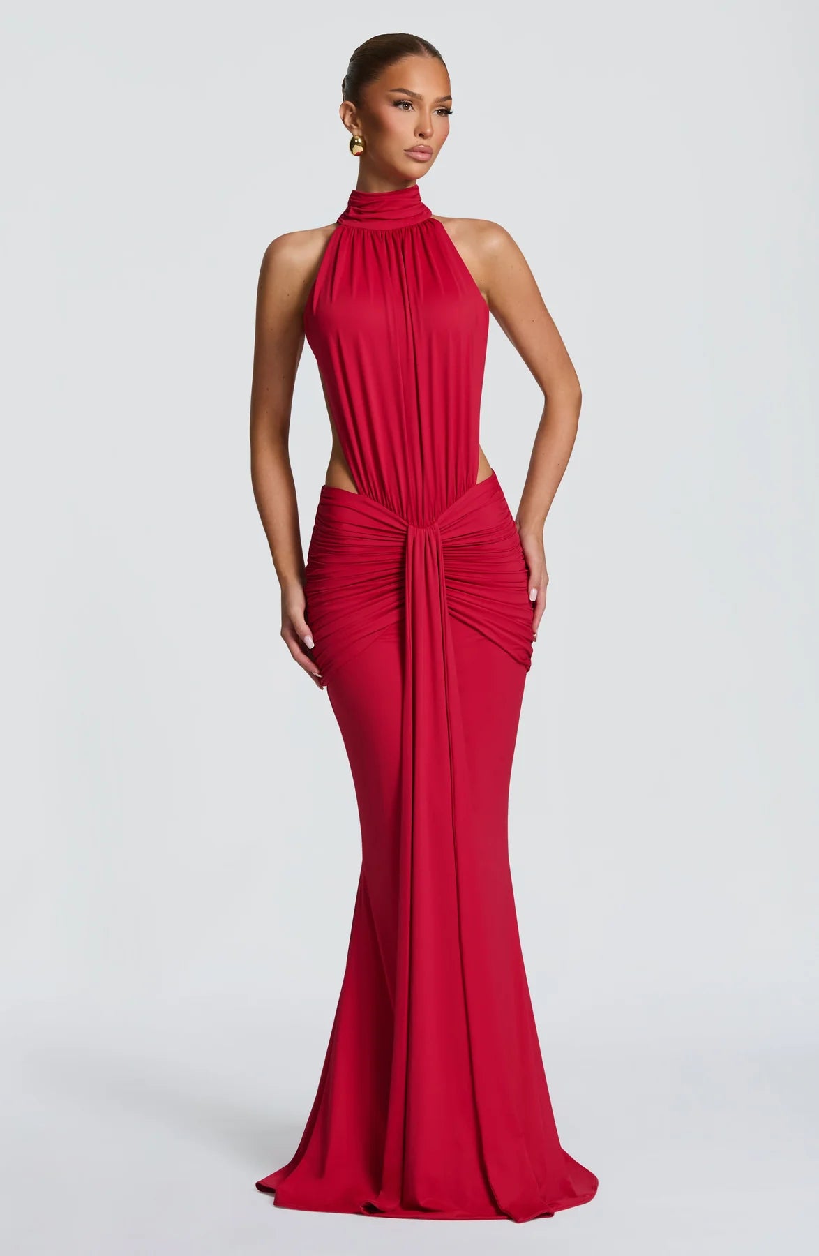 Vestido Largo Naia - Corte Sirena con Espalda Escotada