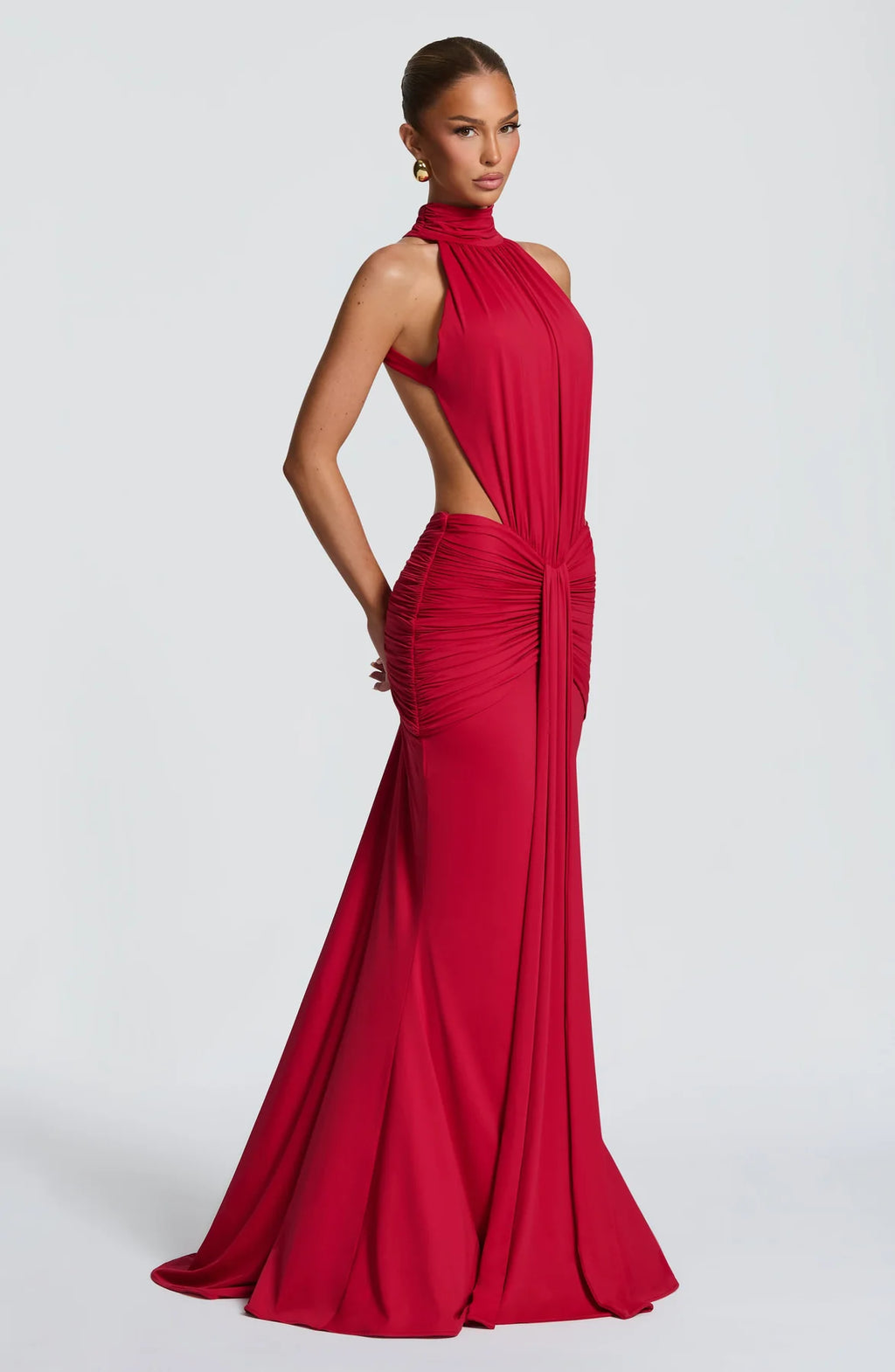Vestido Largo Naia - Corte Sirena con Espalda Escotada